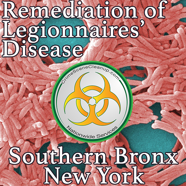 Legionnaires Testing and Remediation Southern Bronx New York